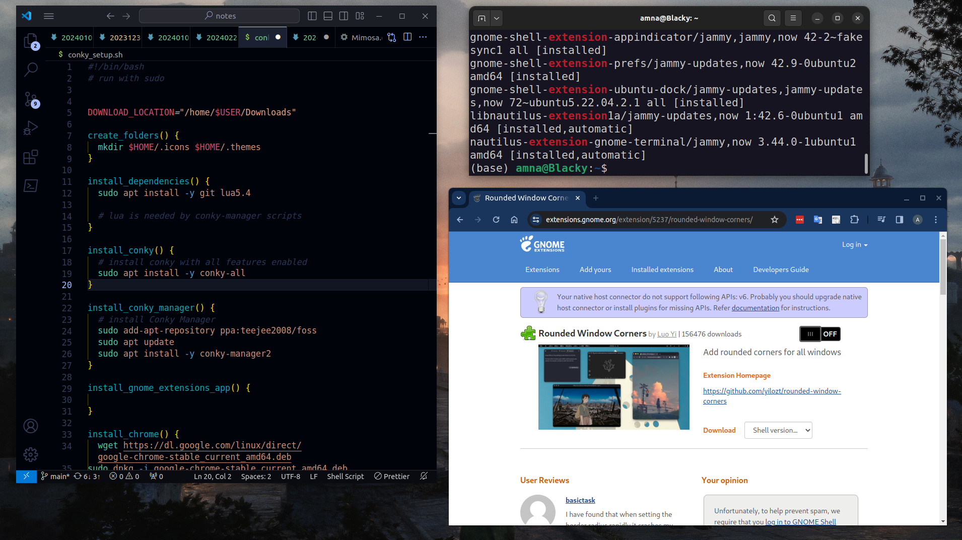 default window corners
